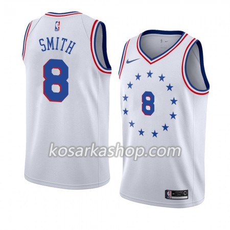 Dres Philadelphia 76ers Zhaire Smith 8 Nike 2018-19 Bijela Swingman